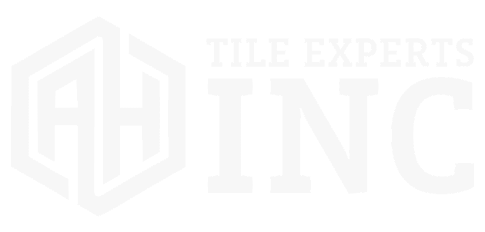 AH Tile Experts Inc logo for professional tile installation services.